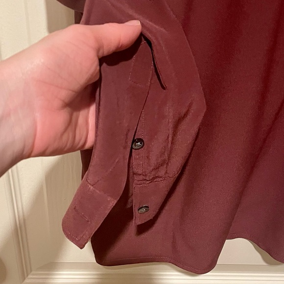 Madewell Silk Tunic Shirt Beautiful XXS - Picture 6 of 6